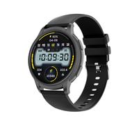 Women's Smartwatch with Heart Rate, Female Health Tracking, Step Counter, Bluetooth Calls, Sleep Monitor, HD Screen (Black)