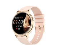 Women's Smartwatch with Heart Rate, Female Health Tracking, Step Counter, Bluetooth Calls, Sleep Monitor, HD Screen (Pink)