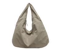 Women'S Solid Color Textured Draped Tote Bag, Draped Tote Bag Large Capacity, Fashion Big Bags Totes for Women (Khaki)