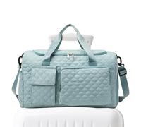 Women's Sports Tote Bag, Large Capacity Overnight Duffel with Widened Shoulder Strap, Luggage Accessories for Travel and Gym, Wet and Dry Separation for Towels, Clothes