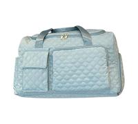 Womens Sports Tote Bag, Overnight Duffel, 17,32 x 7,87 in Widened Shoulder Strap, Amplia Capacity Luggage Separation for Clothes When Traveling and Gym Accessory, azul lago, Se référer au descriptif