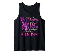 Women's Stepping Into My 38th Birthday Queen 38 Years Old Camiseta sin Mangas
