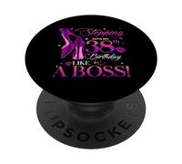 Women's Stepping Into My 38th Birthday Queen 38 Years Old PopSockets PopGrip Adhesivo