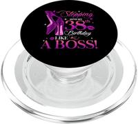 Women's Stepping Into My 38th Birthday Queen 38 Years Old PopSockets PopGrip para MagSafe