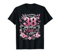 Womens Stepping Into My 38th Birthday with Grace & Faith Camiseta