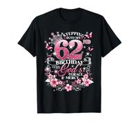 Womens Stepping Into My 62nd Birthday with Grace & Faith Camiseta