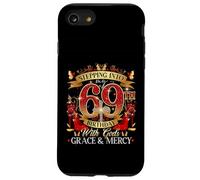 Women's Stepping Into My 69th Birthday with Grace & Faith Carcasa para iPhone SE (2020) / 7/8