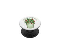 Womens Strawberry Plant Lover Sweetness Is In My Roots PopSockets PopGrip Adhesivo