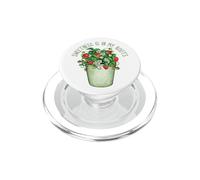Womens Strawberry Plant Lover Sweetness Is In My Roots PopSockets PopGrip para MagSafe