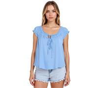 Women's Summer Casual Ruffle Sleeve Square Neck Blouse Pink Flowy Tie Front Tank Top Loose Fit Cute Vacation Beach Shirt for Ladies Girls