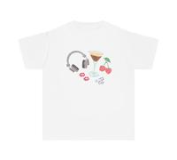 Womens Summer Tshirts with Sleeves Y 2k Graphic Baby Tees For Women Fruit Bow Shirt Crop Top Vintage Aesthetic Teen Girl Clothes 90s Summer Clothing