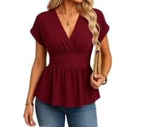 Women's Summer Vibrant Striped Casual Comfortable Fresh Round Neck Short Sleeve Versatile T-Shirt Perfect for Daily Wear Beach Vacation and Outdoor Activities
