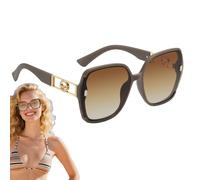 Women's Sunglasses - UV400 Retro Glasses | Retro Metal Polarized Glass | Polarized Lenses | Protection Fashion Eyewear For Outdoor Use | Lightweight Metal Frame Shades For Concerts, Beach, Travel, And