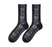Womens To Keep Warm Sock Restoring Ancient Ways Calcetines de Algodón Ligeros Calcetines Cerveza, Negro , Talla única