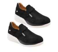 Women's Trainers Orthopedic Sneakers Breathable Soft Sole Wedge Walking Shoes Lightweight Athletic Orthotic Tennis Road Running Shoes Plantar Fasciitis Go Walk Sneaker