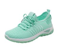 Womens Trainers Running Shoes Air Cushion Arch Support Sneakers Platform Trainers Ladies Walking Shoes Mesh Breathable Lightweight Sport Sneakers Outdoor Gym Athletic Tennis Jogging