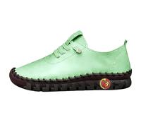 Womens Trainers Waterproof Non Slip Walking Shoes Lightweight Soft Sole Wide fit Running Sneakers Casual Orthopedic Shoe Ladies Lace up Sneaker for Tennis Gym Tennis Workout Athletic