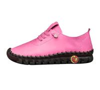Womens Trainers Waterproof Non Slip Walking Shoes Lightweight Soft Sole Wide fit Running Sneakers Casual Orthopedic Shoe Ladies Lace up Sneaker for Tennis Gym Tennis Workout Athletic