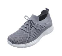 Womens Trainers Wide Fit Wedge Jogging Sneakers Casual Fashion Non Slip Walking Shoes Lightweight Lace Up Slip on Orthopedic Trainers Breathable Arch Support Footwear for Plantar Fasciitis Pain Relief