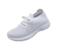 Womens Trainers Wide Fit Wedge Jogging Sneakers Casual Fashion Non Slip Walking Shoes Lightweight Lace Up Slip on Orthopedic Trainers Breathable Arch Support Footwear for Plantar Fasciitis Pain Relief