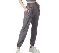 Womens Trousers,Leggings for Women High Waisted Black Leggings Stretchy Pants Trousers for Gym Fitness Yoga Running Plus Size Drawstring Workout Joggers Pants ESJAOC51