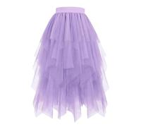 Women's Tulle Tutu Skirts Adult Classic Elastic 4 Layered Tulle Tutu Skirt Ladies 80s Fancy Dress Ladies Girls Dress-up Outfit Costume for Party Dance Dresses