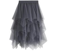 Women's Tulle Tutu Skirts for Adult Classic Elastic 4 Layered Frilly Elastic Skirt Ladies 80s Fancy Dress Ladies Girls Dance Costume for Dress-up Outfit Party Dance Dresses