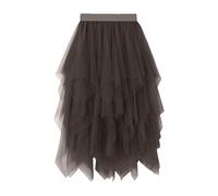 Women's Tulle Tutu Skirts for Adult Classic Elastic 4 Layered Frilly Elastic Skirt Ladies 80s Fancy Dress Ladies Girls Dance Costume for Dress-up Outfit Party Dance Dresses