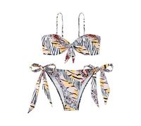Women's Two Piece Bikini Sets Bikini Bathing Suit Adjustable 2 Piece Swimsuit Bikini Color Oro, Caqui., XL