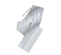 Women's Ultra Stretch Ice Silk Comfort Casual Pants - Ice Silk Pants, Comfortable High-Waisted Active Trousers (Light Gray - Straight,10x_l)