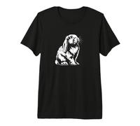 Womens Vintage Retro Mini Holland Lop Bunny Rabbit Lover Camiseta Premium