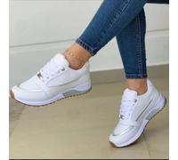 Womens Walking Shoes for Plantar Fasciitis Arch Support Orthotic Running Sneakers Air Athletic(White,41)