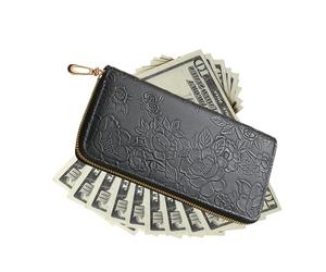 Womens Wallet Purse, Zipper Change Holder, Portable Leather Case with Smart Style, Fashion Gear for Daily Carry, Style Mate, Womens Wallet Purse for Ladies Mothers Wives Travelers Office Shopping