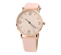 Women's Watch, Ladies Wristwatch, Trendy Timepiece, Comfortable Soft Strap, Lightweight Durable Design, Business Outdoor School Use, Stylish Everyday Accessory, 1.42 Inches Pink Black White