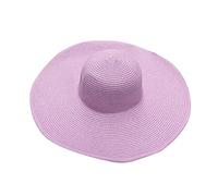 Womens Wide Brim Straw Hat Ladies Floppy Foldable Roll up Cap Beach Sun Hat Women's Cocktail Tea Party Bridal Church Cloche Funeral Bowler Hats UPF 50+