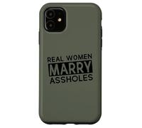 Womens Wife Real Woman Marry AsHols Funny Husband Wife Carcasa para iPhone 11