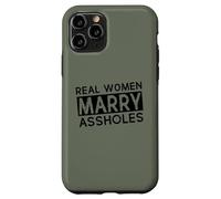 Womens Wife Real Woman Marry AsHols Funny Husband Wife Carcasa para iPhone 11 Pro