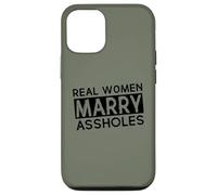 Womens Wife Real Woman Marry AsHols Funny Husband Wife Carcasa para iPhone 12/12 Pro
