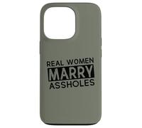 Womens Wife Real Woman Marry AsHols Funny Husband Wife Carcasa para iPhone 13 Pro