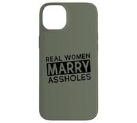 Womens Wife Real Woman Marry AsHols Funny Husband Wife Carcasa para iPhone 14 Plus
