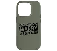 Womens Wife Real Woman Marry AsHols Funny Husband Wife Carcasa para iPhone 14 Pro