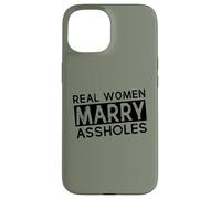 Womens Wife Real Woman Marry AsHols Funny Husband Wife Carcasa para iPhone 15