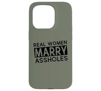 Womens Wife Real Woman Marry AsHols Funny Husband Wife Carcasa para iPhone 15 Pro