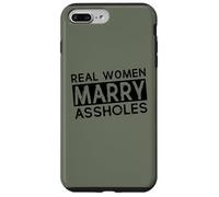 Womens Wife Real Woman Marry AsHols Funny Husband Wife Carcasa para iPhone 7 Plus/8 Plus