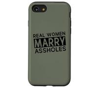 Womens Wife Real Woman Marry AsHols Funny Husband Wife Carcasa para iPhone SE (2020) / 7 / 8