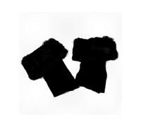 Women's Winter Cozy Crochet Knit Boot Cuffs Topper Furry Plush Short Leg Warmers Suitable for Various Styles