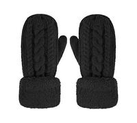 Women's winter super soft knitting gloves gloves gloves thickened warm wool windproof and cold proof gloves