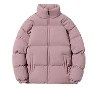 Women's with Faux Fur Hood Parka CoatWindproof Quilted Jacket Classic Padded Jackets Outdoor Winter Coat Solid Color Lightweight Warm Outerwear C-90