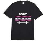 Womens Workout Body Under Construction Comfort Colors Adult Heavyweight T-Shirt