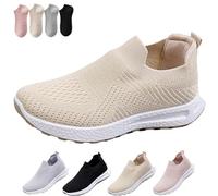 Women's Woven Orthopedic Breathable Soft Shoes,Casual Lightweight Non-Slip Walking Shoes,Outdoor Mesh Up Sneakers
